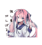 全力アイドルヲタ女子応援（個別スタンプ：40）