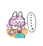 女子うさぎ 生活編（個別スタンプ：22）