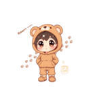 ふわもこ男子の毎日表情（個別スタンプ：10）