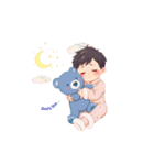 ふわもこ男子の毎日表情（個別スタンプ：21）