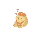 ハリネズミ郵便屋さんの一日（個別スタンプ：1）