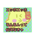 【エッホエッホ編1】オカメインコちゃん（個別スタンプ：19）
