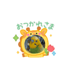 動くよインコ＆プレコ（個別スタンプ：7）