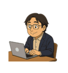 お父さんの楽しい一日（個別スタンプ：1）