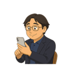 お父さんの楽しい一日（個別スタンプ：7）