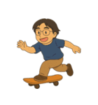 お父さんの楽しい一日（個別スタンプ：17）