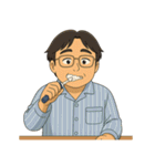 お父さんの楽しい一日（個別スタンプ：30）