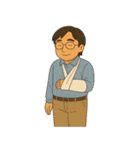 お父さんの楽しい一日（個別スタンプ：32）