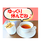 大人も使える丁寧なご挨拶(Food ver.）（個別スタンプ：10）