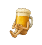 ビール無限人（個別スタンプ：24）