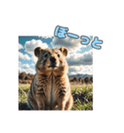 愛らしいクオッカ6（日本語）（個別スタンプ：18）