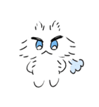 しろくてふわふわのおもち（個別スタンプ：1）