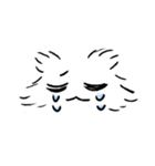 しろくてふわふわのおもち（個別スタンプ：2）