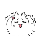 しろくてふわふわのおもち（個別スタンプ：5）