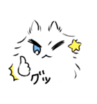しろくてふわふわのおもち（個別スタンプ：13）