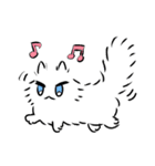 しろくてふわふわのおもち（個別スタンプ：14）