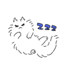 しろくてふわふわのおもち（個別スタンプ：21）
