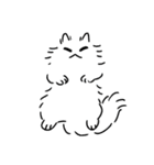 しろくてふわふわのおもち（個別スタンプ：23）