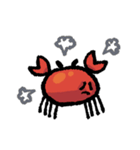 楽しいカニ（個別スタンプ：4）
