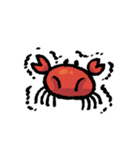 楽しいカニ（個別スタンプ：8）