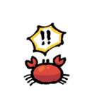 楽しいカニ（個別スタンプ：21）