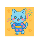 アオネコのひとこと 2（個別スタンプ：16）