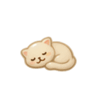 ぷっくりシールスタンプ【ねこ】（個別スタンプ：6）