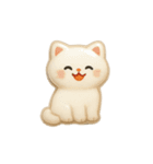 ぷっくりシールスタンプ【ねこ】（個別スタンプ：8）