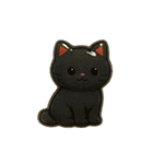ぷっくりシールスタンプ【ねこ】（個別スタンプ：10）