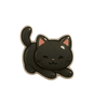 ぷっくりシールスタンプ【ねこ】（個別スタンプ：12）