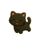 ぷっくりシールスタンプ【ねこ】（個別スタンプ：14）