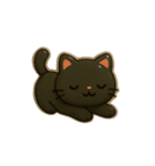 ぷっくりシールスタンプ【ねこ】（個別スタンプ：16）