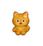ぷっくりシールスタンプ【ねこ】（個別スタンプ：21）