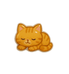 ぷっくりシールスタンプ【ねこ】（個別スタンプ：22）
