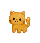 ぷっくりシールスタンプ【ねこ】（個別スタンプ：24）