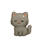 ぷっくりシールスタンプ【ねこ】（個別スタンプ：26）