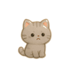 ぷっくりシールスタンプ【ねこ】（個別スタンプ：28）