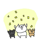 病気を気遣うネコネーコ。デカ文字！（個別スタンプ：36）