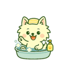 【しろいぬ】季節のおくりもの（個別スタンプ：7）