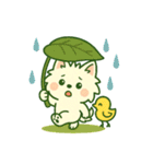 【しろいぬ】季節のおくりもの（個別スタンプ：11）