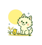 【しろいぬ】季節のおくりもの（個別スタンプ：28）