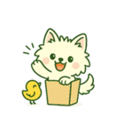 【しろいぬ】季節のおくりもの（個別スタンプ：39）