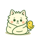 【しろいぬ】季節のおくりもの（個別スタンプ：40）