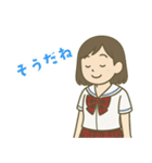 長崎の高校シリーズ3 夏服ver.（個別スタンプ：8）