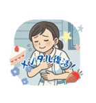 看護学生のあるある（その3）（個別スタンプ：24）