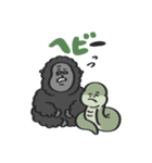 あにまるず with Gorilla（ダジャレ）（個別スタンプ：40）