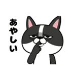 白黒アニマルの日常40個／ボストンテリア風（個別スタンプ：35）