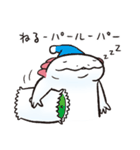 いきものだもののウーパールーパー（個別スタンプ：23）