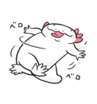 いきものだもののウーパールーパー（個別スタンプ：36）