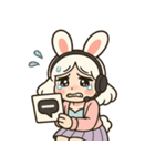 毎日使える♪うさぎ系YouTuberスタンプ（個別スタンプ：2）